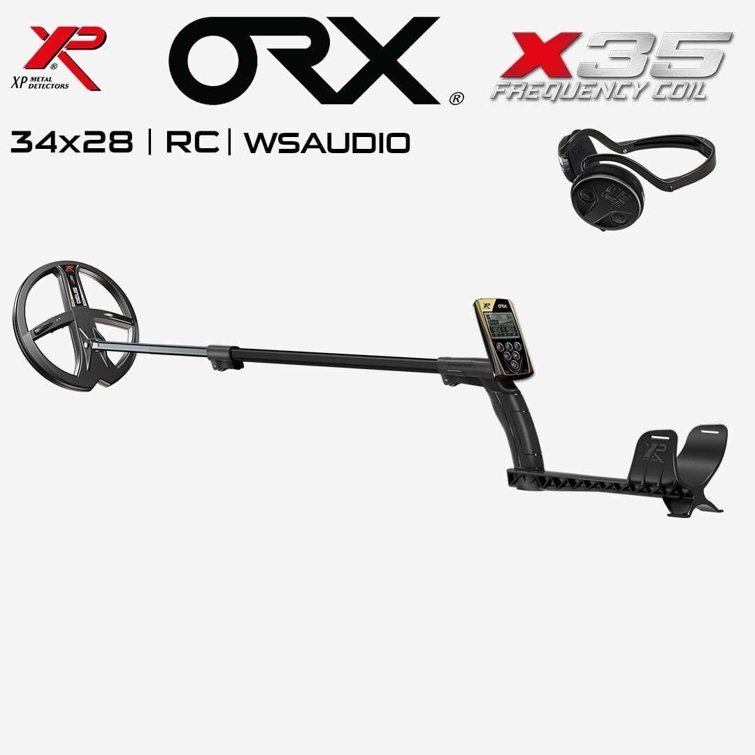 XP Dedektör ORX - 34x28cm X35 Başlık, Ana Kontrol Ünitesi (RC), WSAUDIO Kulaklık - FULL PAKET